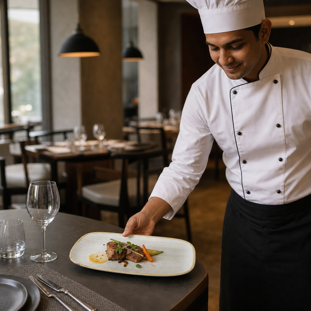 Oblong Chef's Plates 200mm Vitrified Ceramic for Restaurants (Pack of 12)