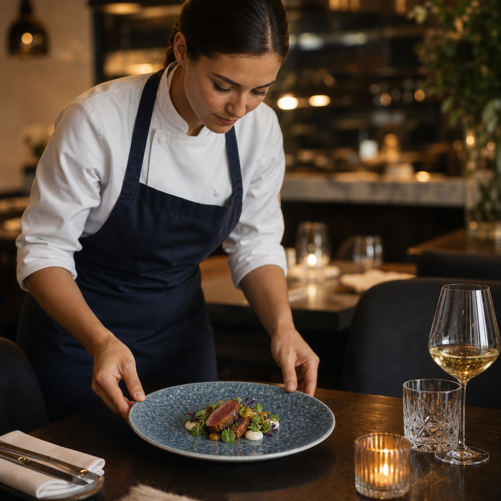 Topaz Blue Round Dish 185mm for Stylish Table Settings