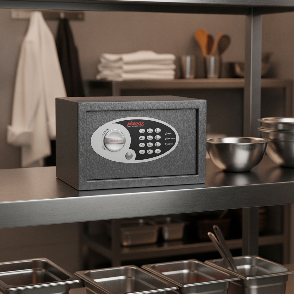 Steel Security Safe 10L for Hotels & Guesthouses