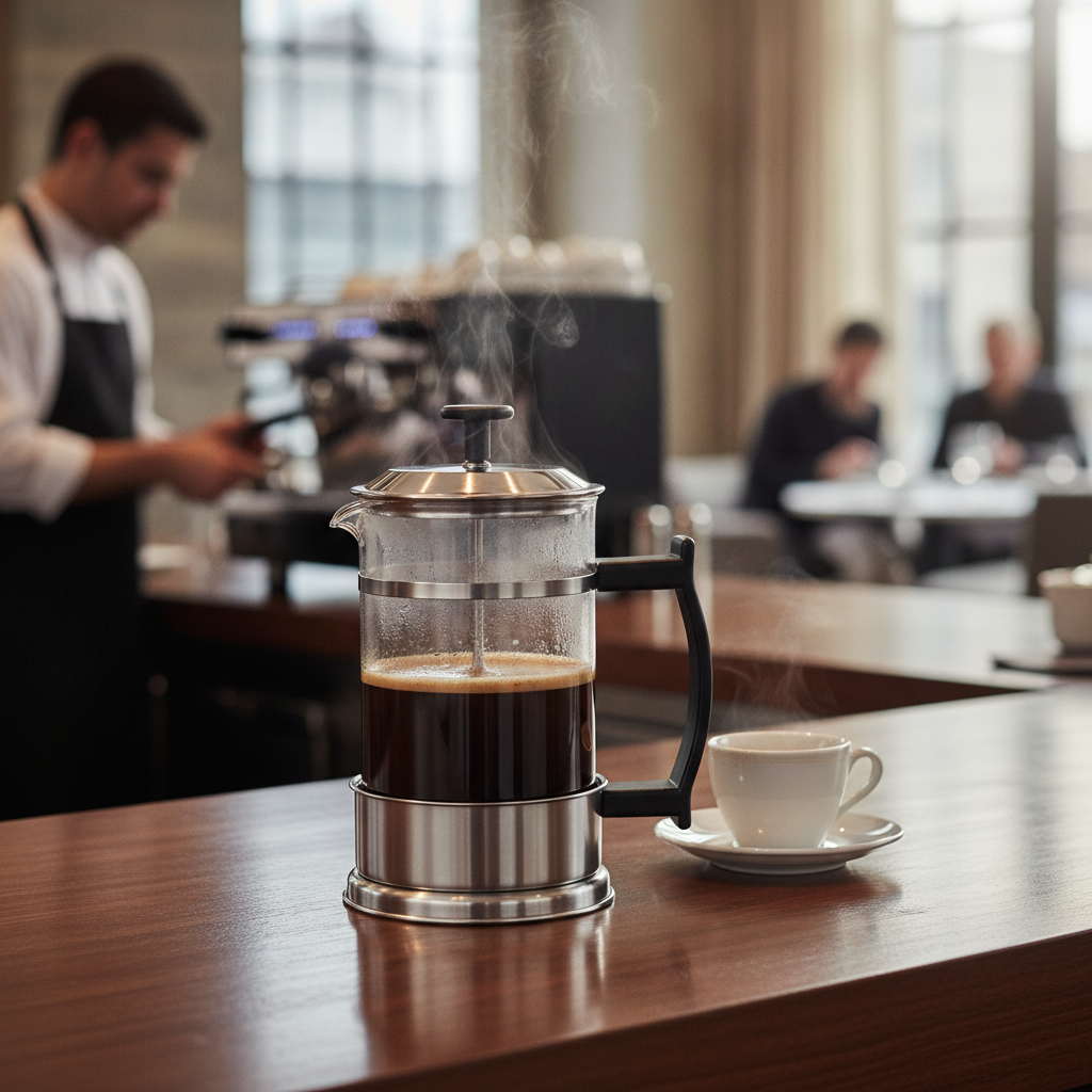 Stainless Steel Cafetiere 800ml for Coffee & Tea Service