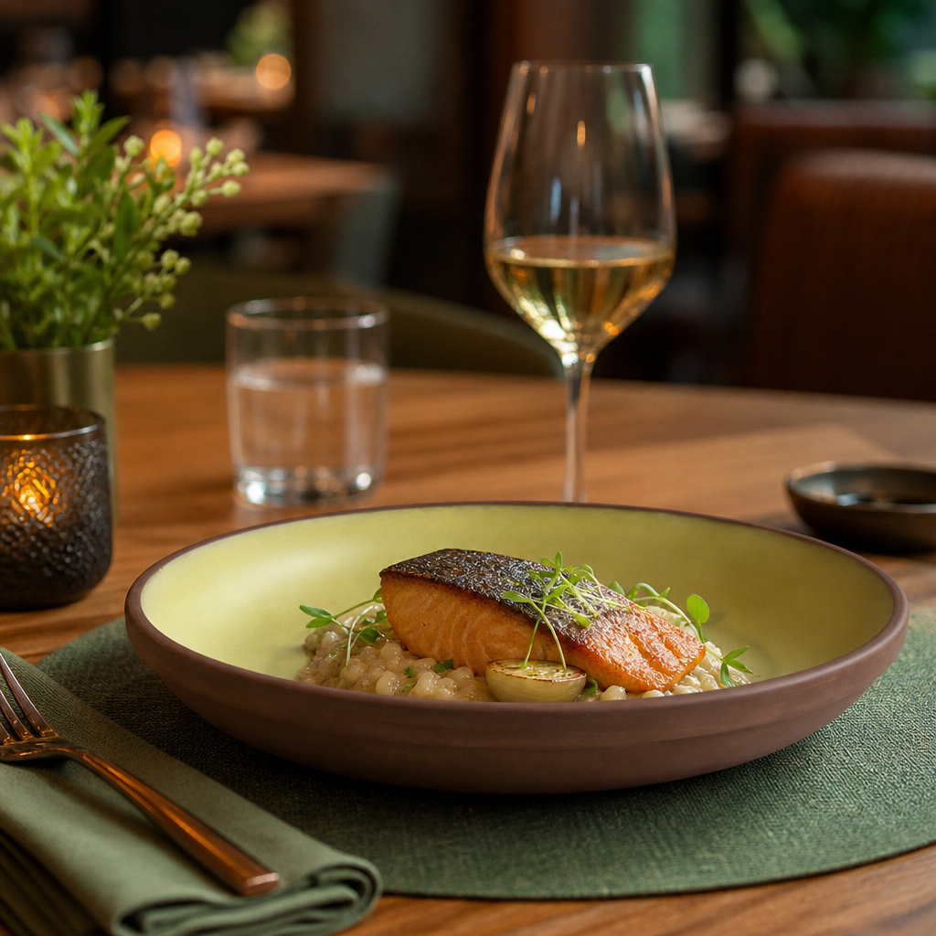 Deep Plates 220mm Vitrified Stoneware for Restaurant Dining (Pack of 12)