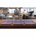 Fibreglass Rectangular Tray Purple 360x460mm for Casual Dining (Pack of 12)