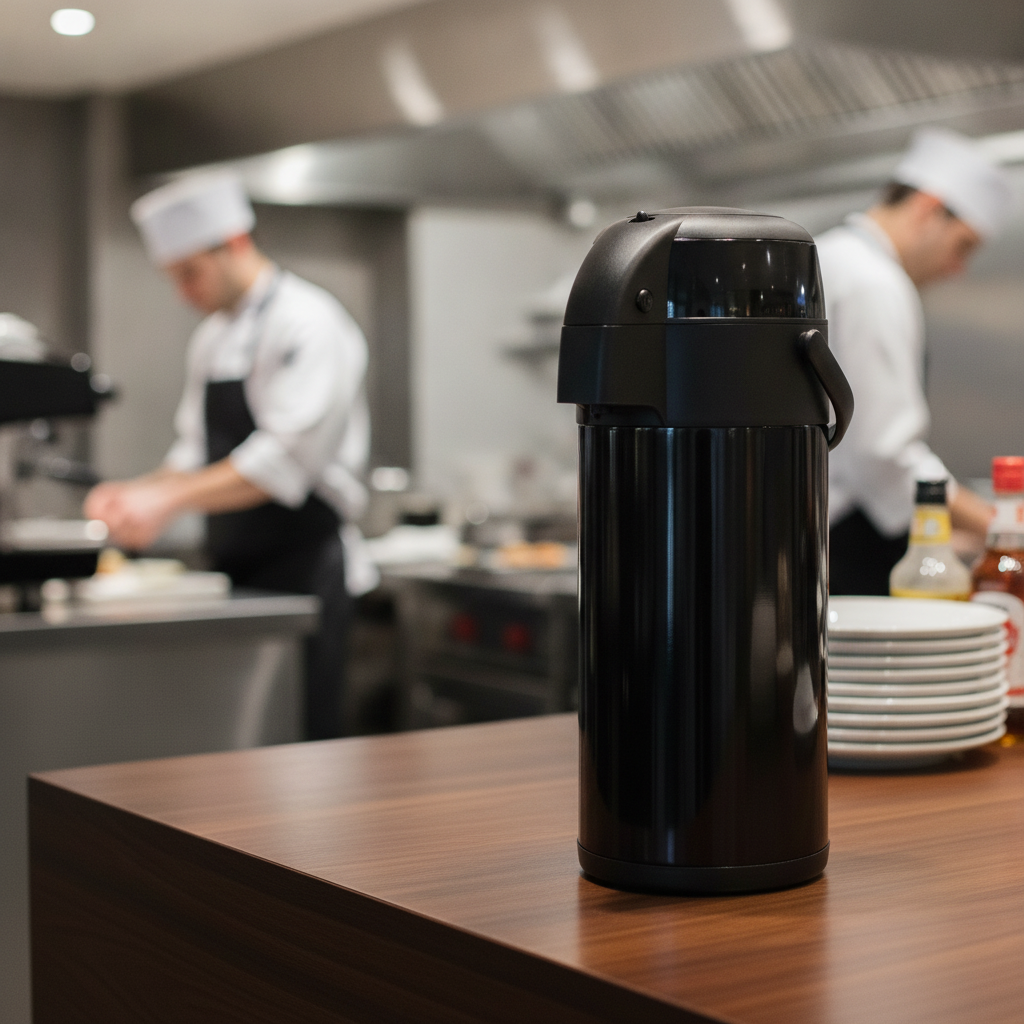 Polypropylene Double Wall Airpot 5L for Catering & Hospitality