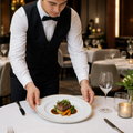 Plates 275mm Gold Bone China for Fine Dining (Pack of 12)