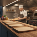 Paperboard 10" Pizza Trays for Food Trucks & Catering (Pack of 350)