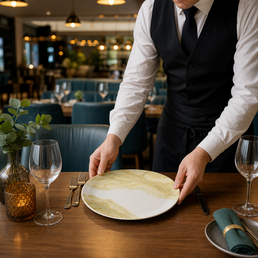 Coupe Plates 285mm Vitrified Ceramic for Modern Hospitality (Pack of 12)