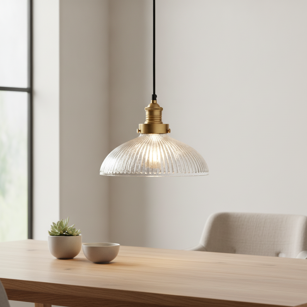 Glass Dome Pendant Light 305mm for Stylish Interiors