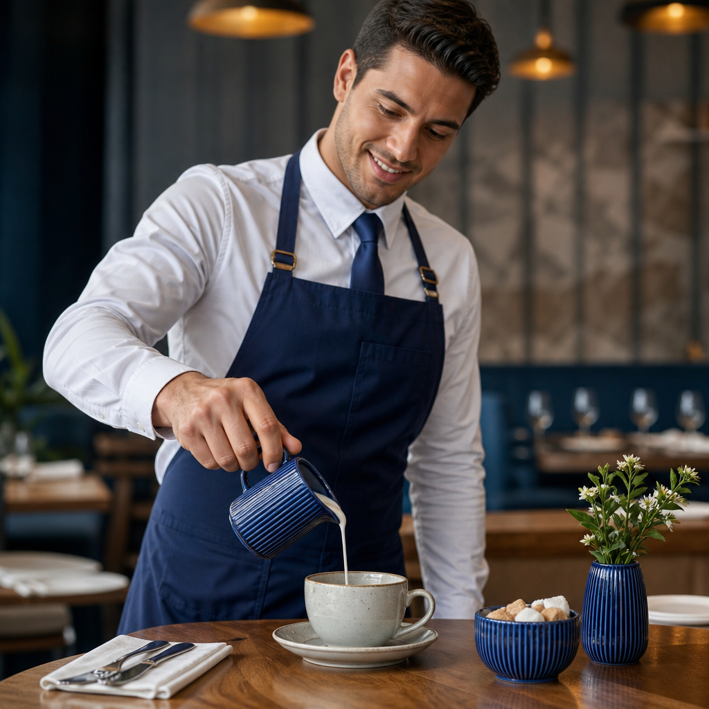 Porcelain Jugs Midnight Blue 142.5ml for Dining (Pack of 12)