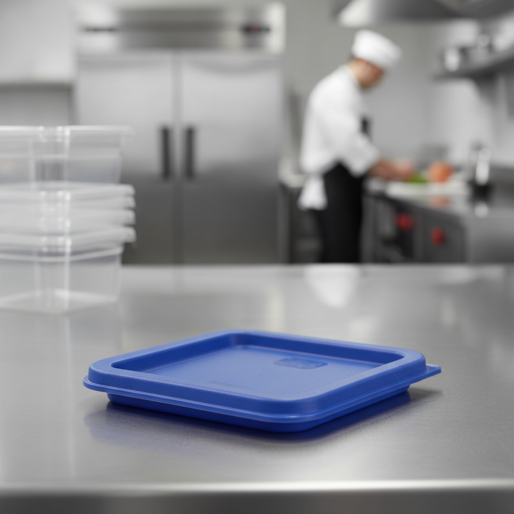 Polyethylene Square Food Storage Container Lid for Food Prep