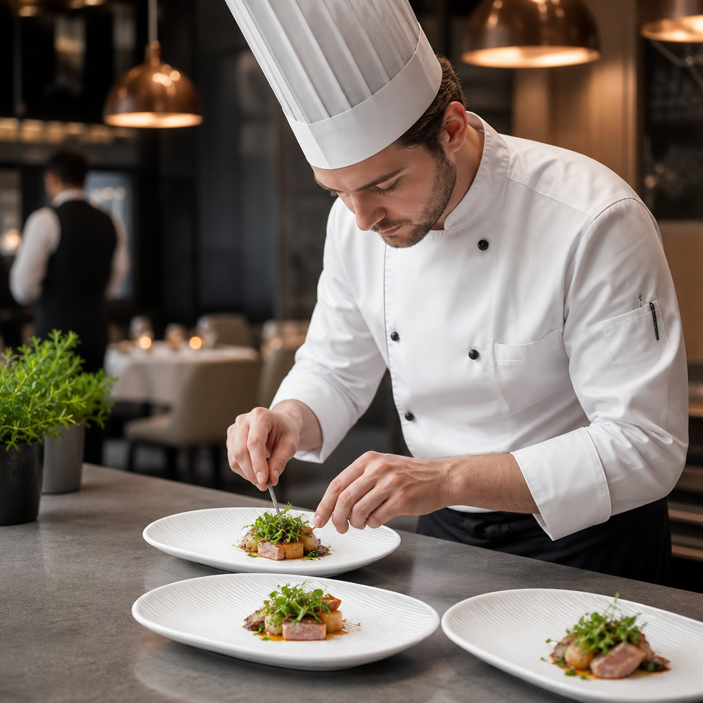 Rounded Rectangle Presentation Plates 150mm Porcelain for Catering Events (Pack of 36)