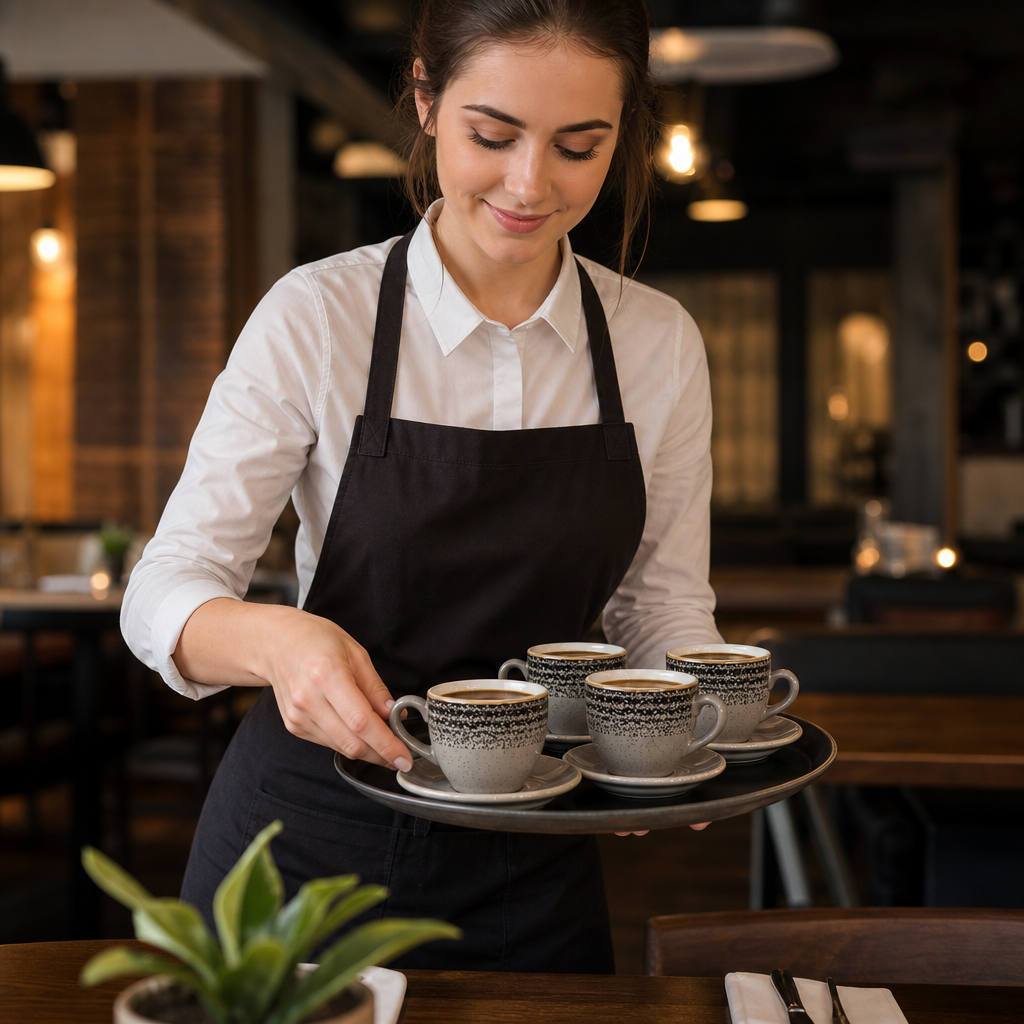 Porcelain Espresso Cups 100ml for Restaurants & Bars (Pack of 12)