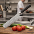 High Carbon Stainless Steel Nakiri Knife 16.5cm for Professional Kitchens