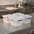 Polypropylene GN Container 1.5L for Professional Kitchens (Pack of 4)