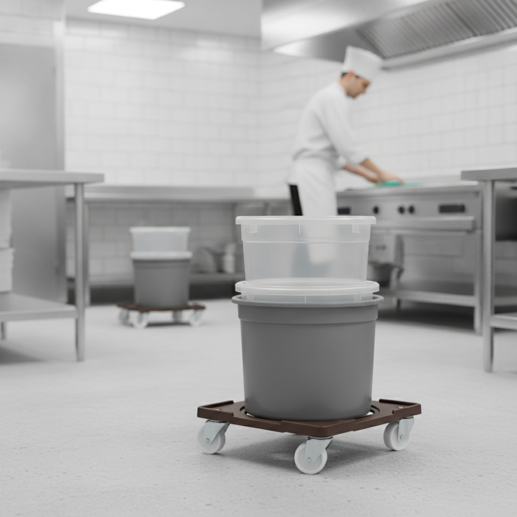 Polypropylene Trolley for 20L & 40L Containers for Commercial Kitchens