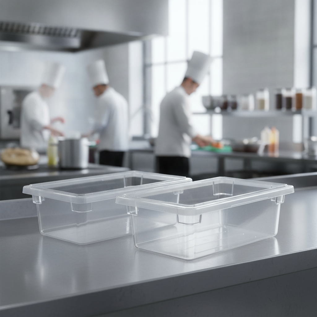 Clear ABS Food Storage Container 12L for Professional Kitchens