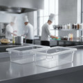 Clear ABS Food Storage Container 12L for Professional Kitchens