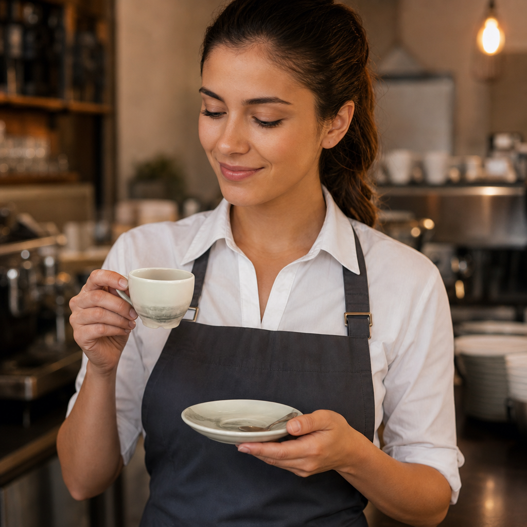 Finest Vitrified Flint Espresso Cups 100ml for Coffee Shops (Pack of 12)