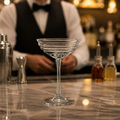 Clear Glass Coupe Glasses 155ml for Serving Cocktails (Pack of 6)
