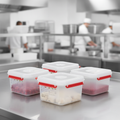 Polypropylene Gastronorm Food Storage Containers 1.7L for Professional Kitchens (Pack of 4)
