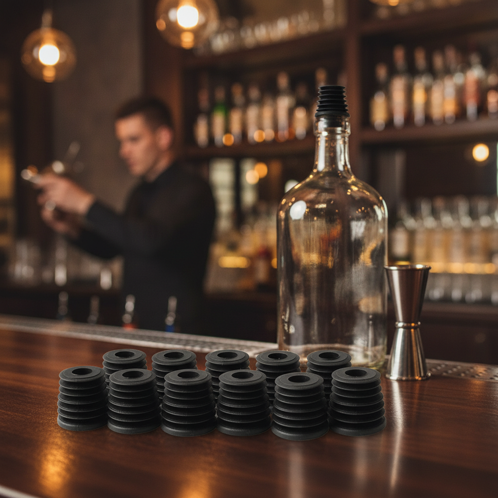 Rubber Corks for Gallon Bottles for Spirit Measures (Pack of 10)