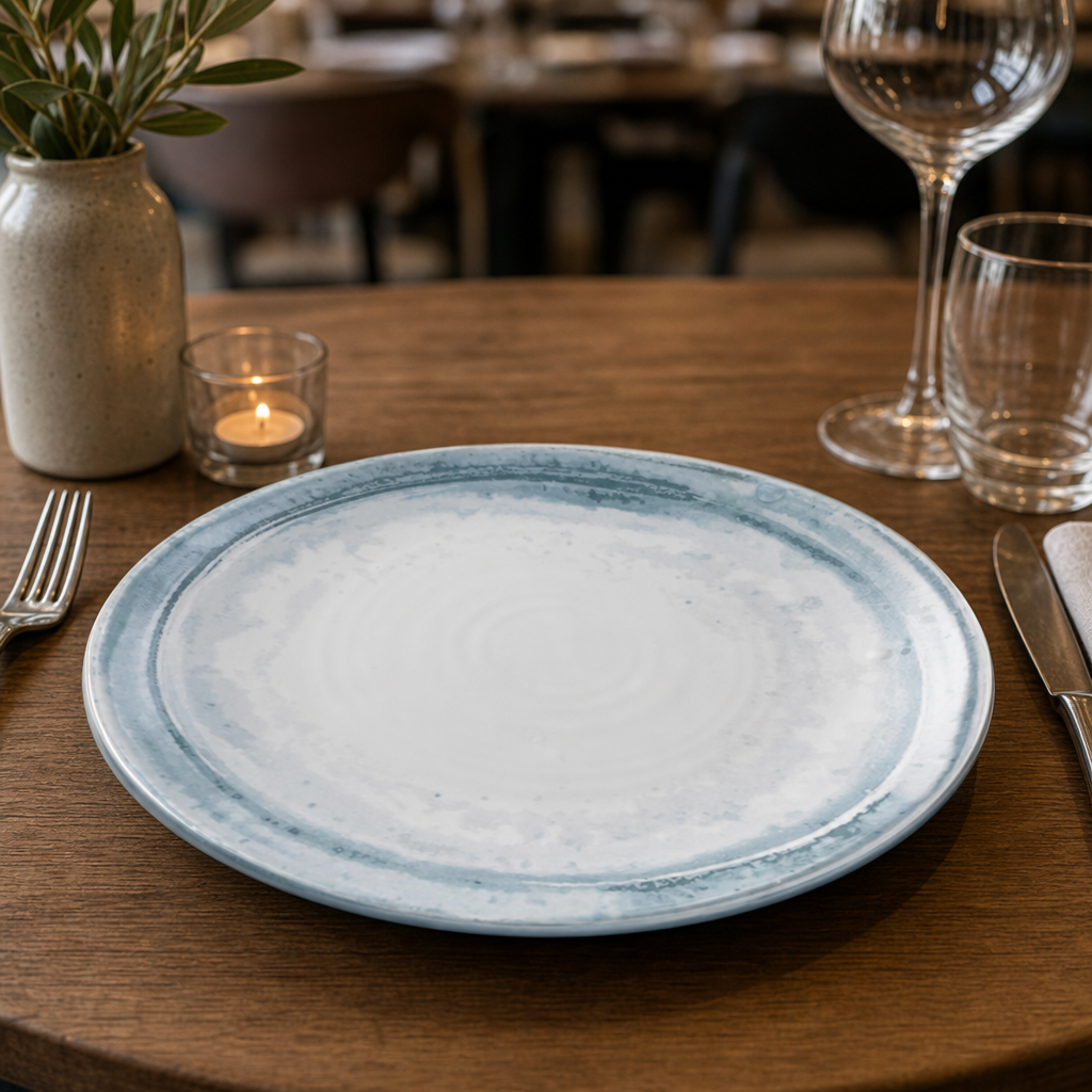 Organic Coupe Plates China for Professional Use (Pack of 12)
