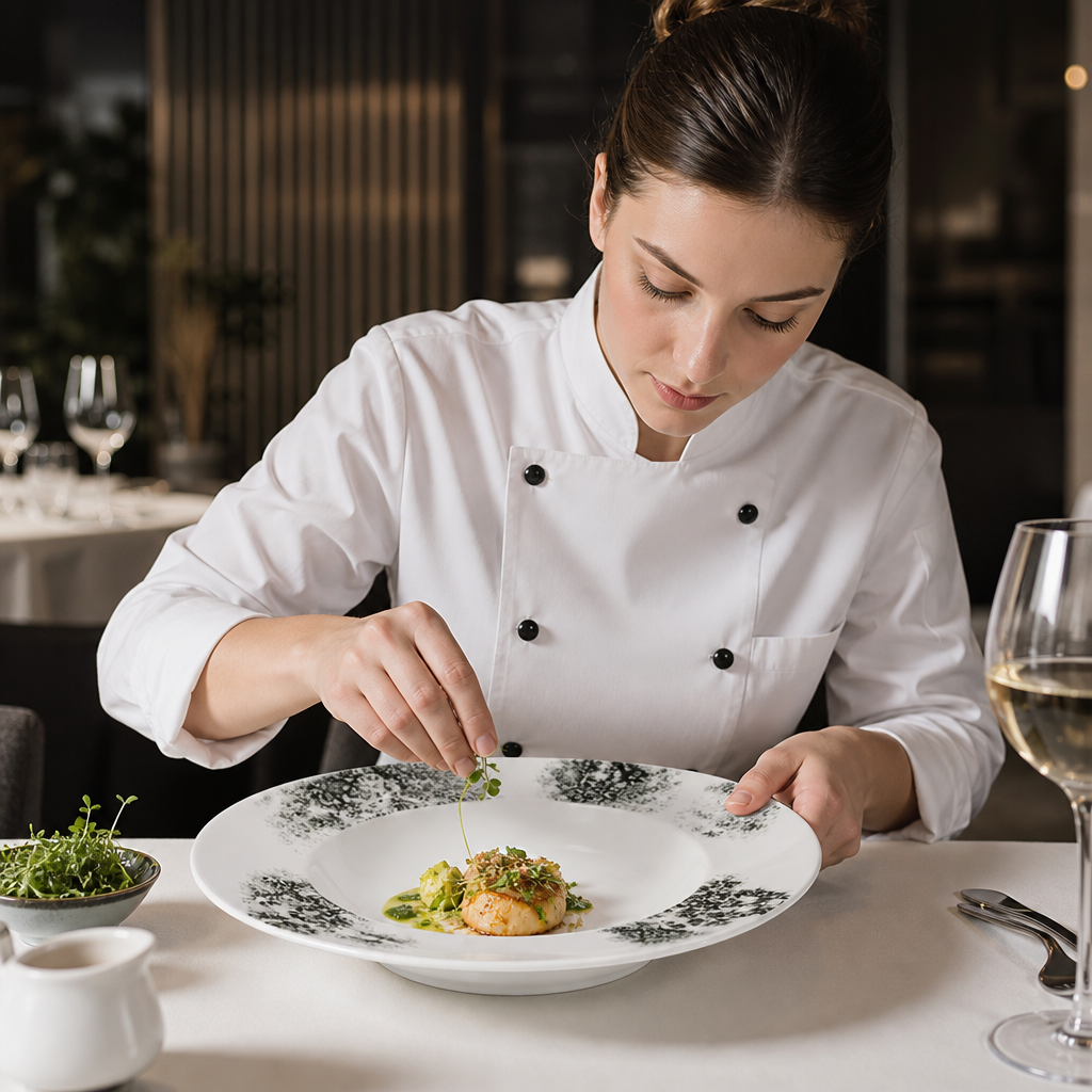 Vitreous Standard Rim Bowls 280mm China for Fine Dining (Pack of 6)