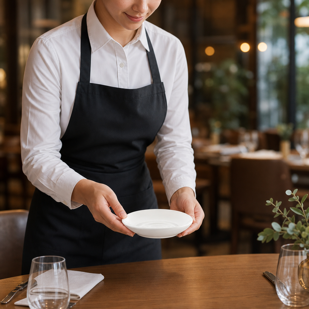 Saucers 127mm Porcelain for Catering Industry (Pack of 24)