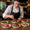 Tapas Dishes 159mm Vitrified Stoneware for Culinary Presentations (Pack of 6)