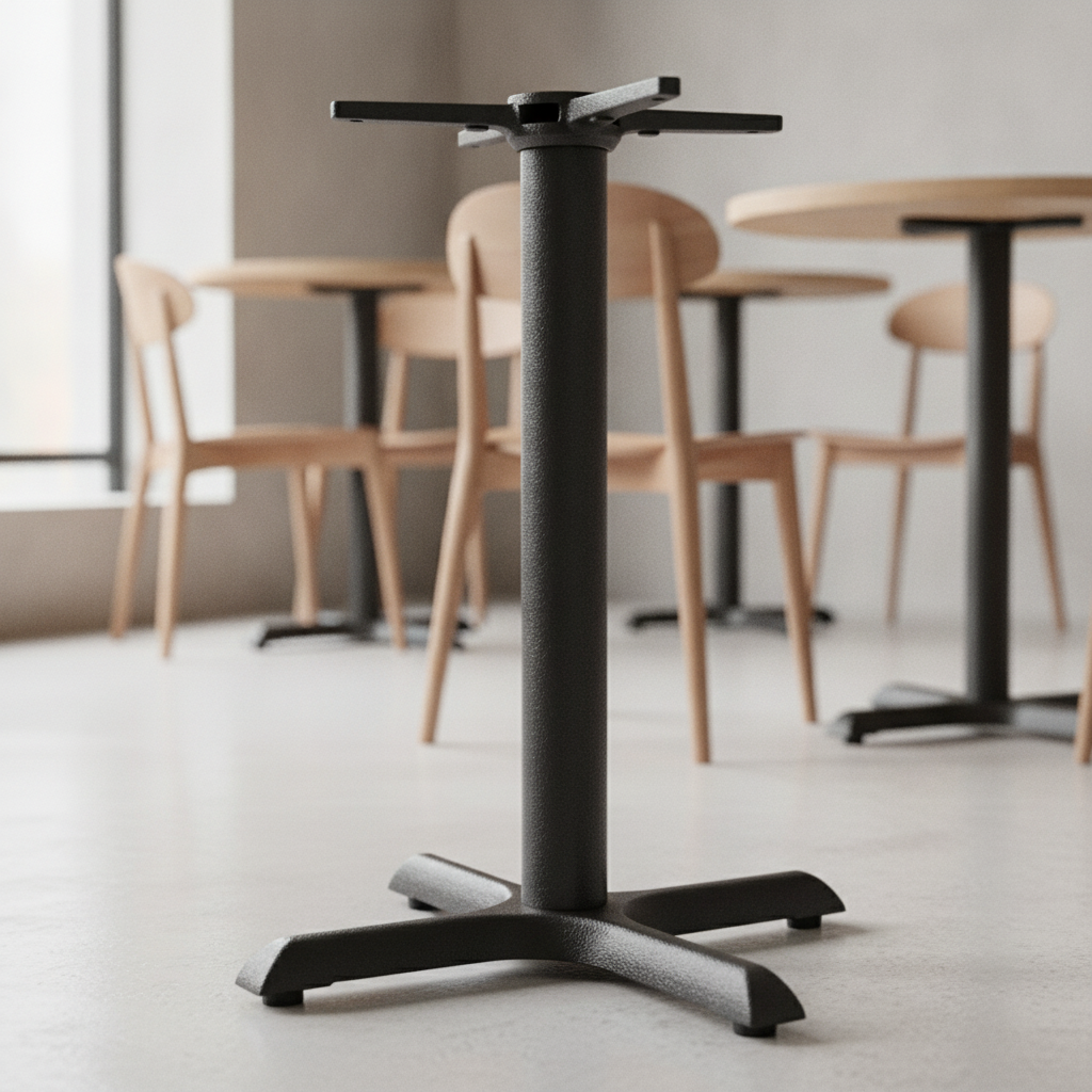 Cast Iron Table Base 395x395mm for Cafés and Restaurants