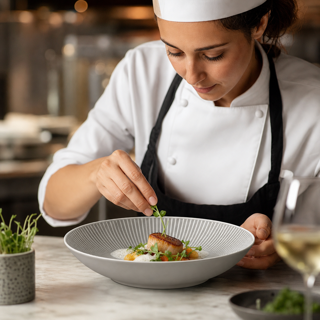 Gourmet Deep Coupe Bowl 280mm Porcelain for Fine Dining (Pack of 6)