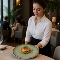 Coupe Plates Moss 280mm Porcelain for Creative Dining (Pack of 4)