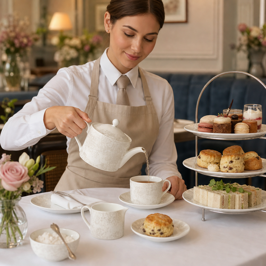 Fine Bone China Pearl Teapot 500ml for Afternoon Tea