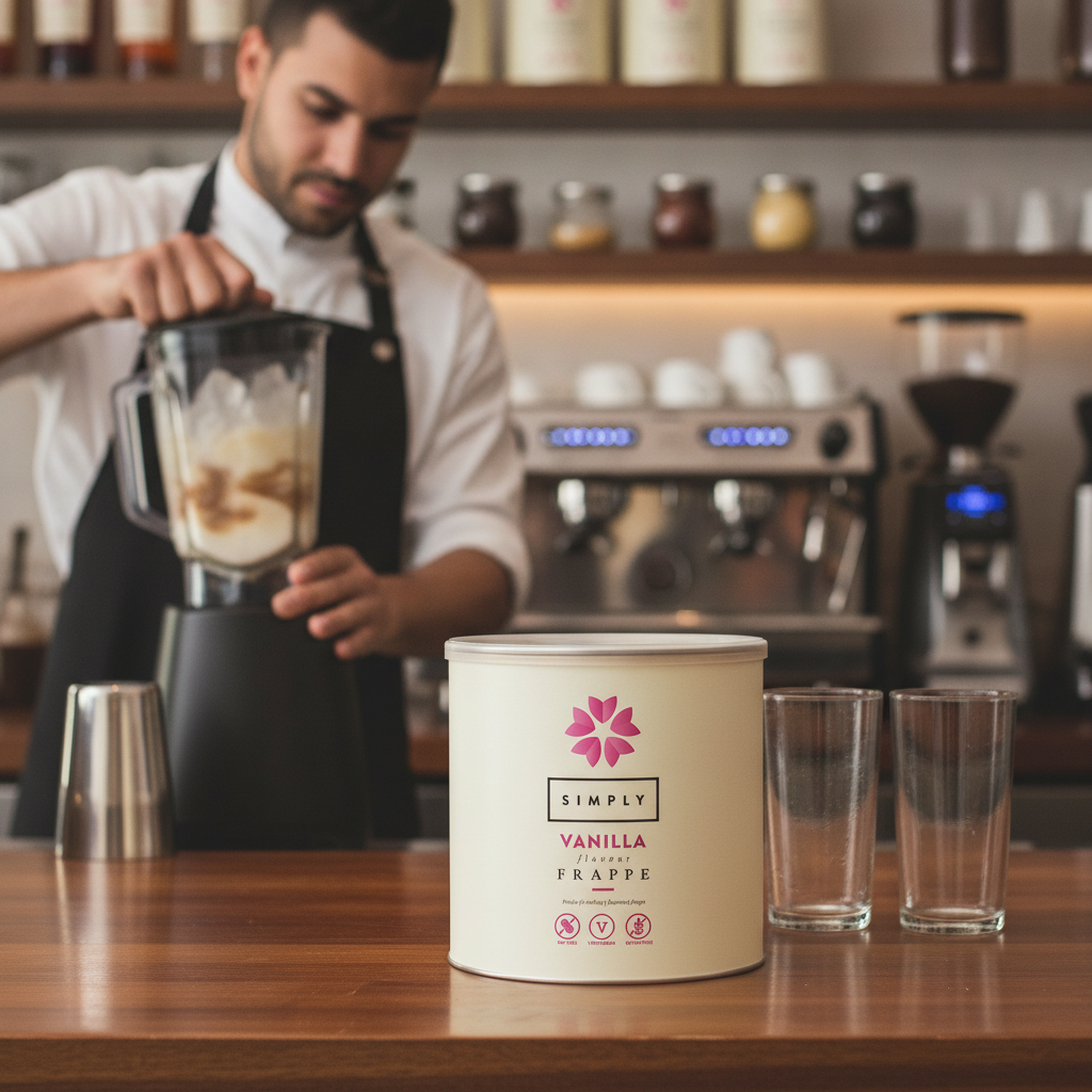 Vanilla Frappe Powder 1.75kg for Seasonal Iced Drinks