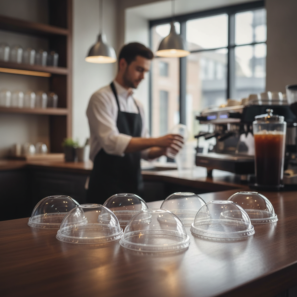 Clear rPET Domed Lids for 12oz, 16oz & 20oz Cups (Pack of 400)