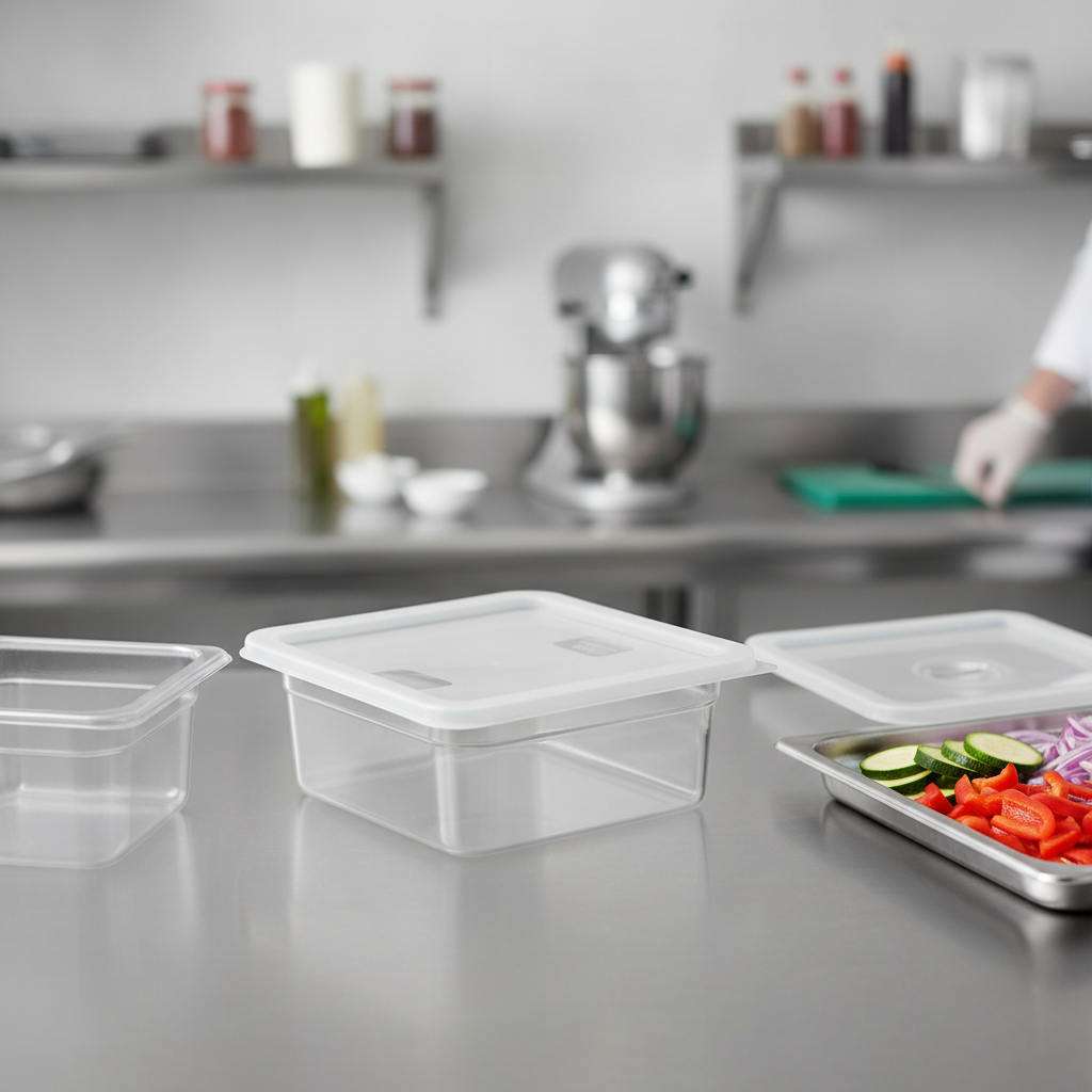 Polyethylene Square Food Storage Container Lid for Food Prep