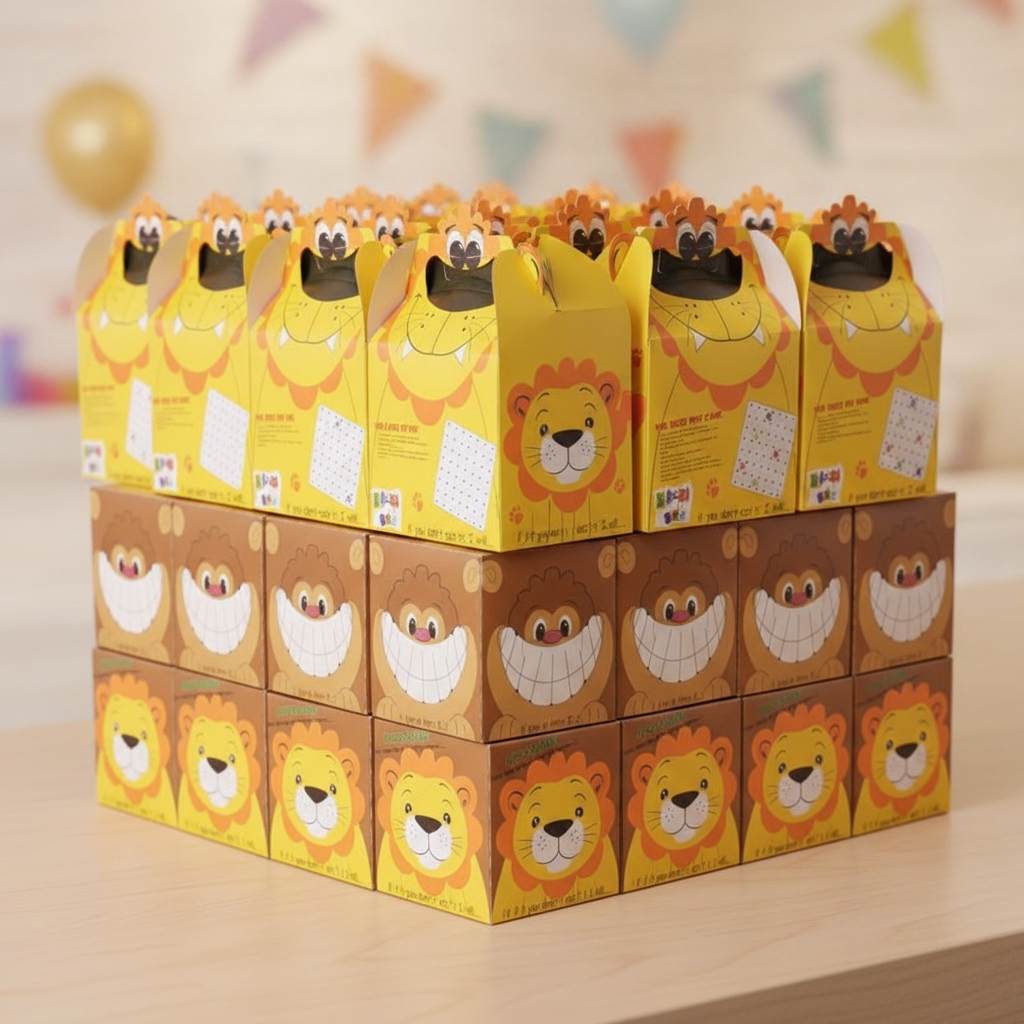 Multi Kids Bizzi Boxes 235x2mm for Entertaining Young Guests (Pack of 200)