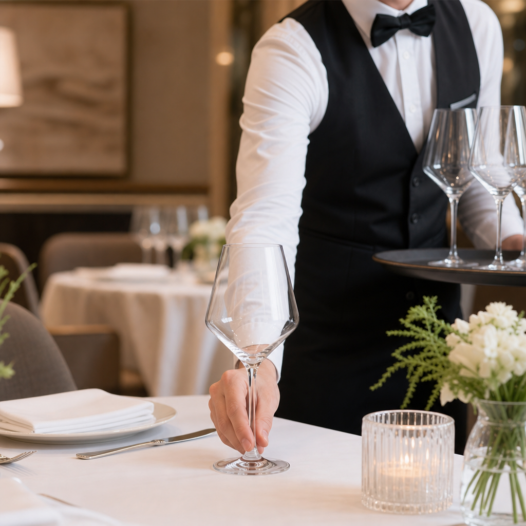 Lead-Free Crystal Wine Glasses 480ml for Hotels & Restaurants (Pack of 6)