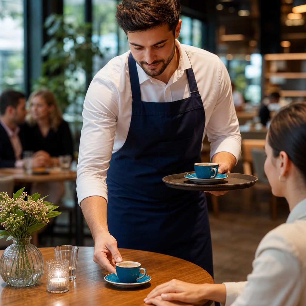 Blue Espresso Saucers 115mm Brown Vitrified Ceramic for Beverage Service (Pack of 12)