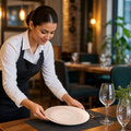 Coupe Plates 260mm Vitrified Ceramic for Restaurants (Pack of 12)