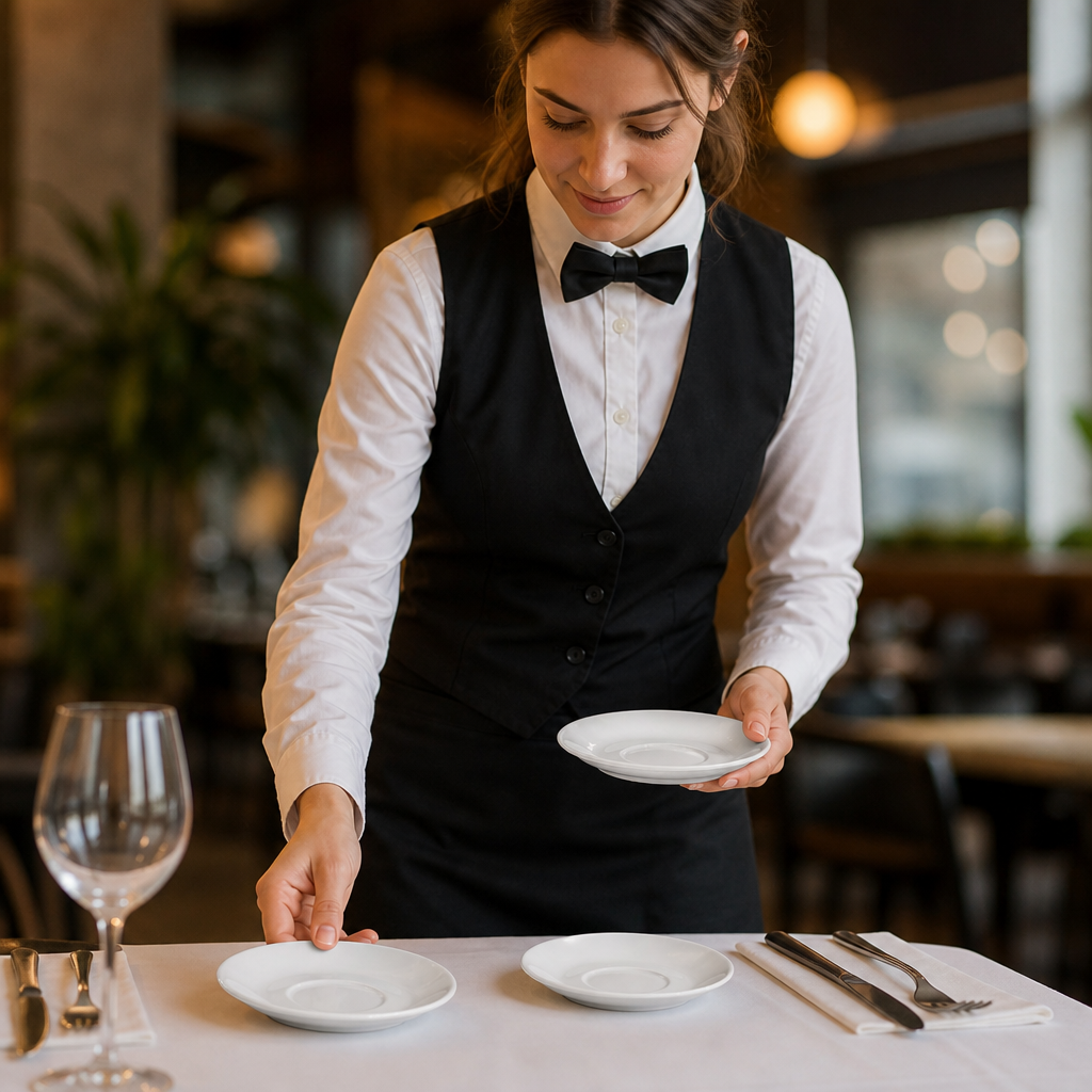 Large Saucers 160mm White Porcelain for Elegant Table Settings (Pack of 36)