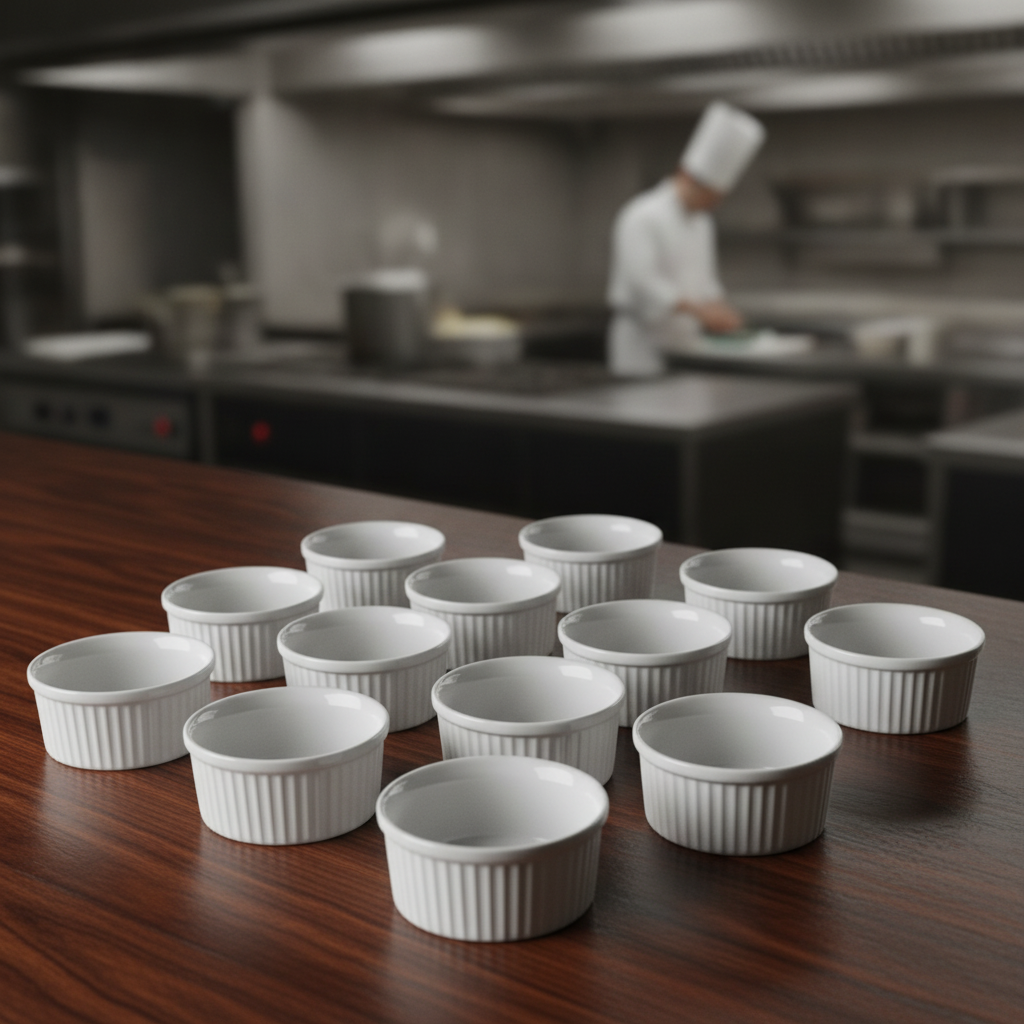 Porcelain Ramekins 78ml for Contemporary Restaurants (Pack of 12)