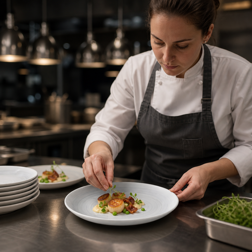Coupe Plates 220mm Grey Vitrified Ceramic for Professional Plating (Pack of 12)