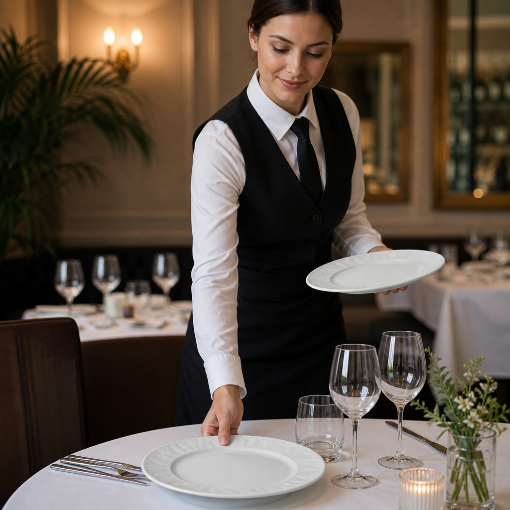 Plates 203mm Porcelain for Elegant Dining (Pack of 36)