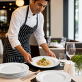 Accent Pasta and Soup Plates Alumina 240mm Vitrified Ceramic for Dining Occasions (Pack of 12)