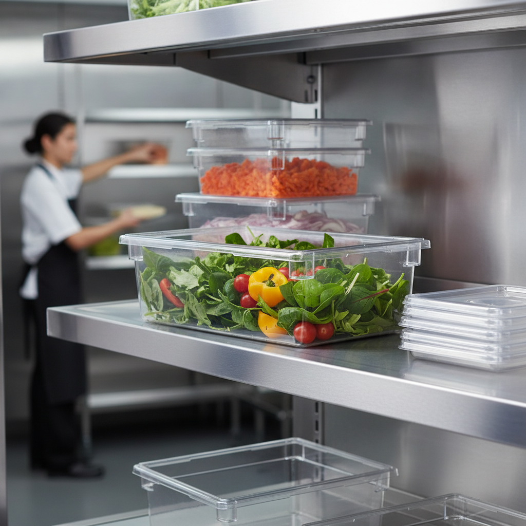 Polycarbonate Food Storage Box 49L for Safe Food Storage