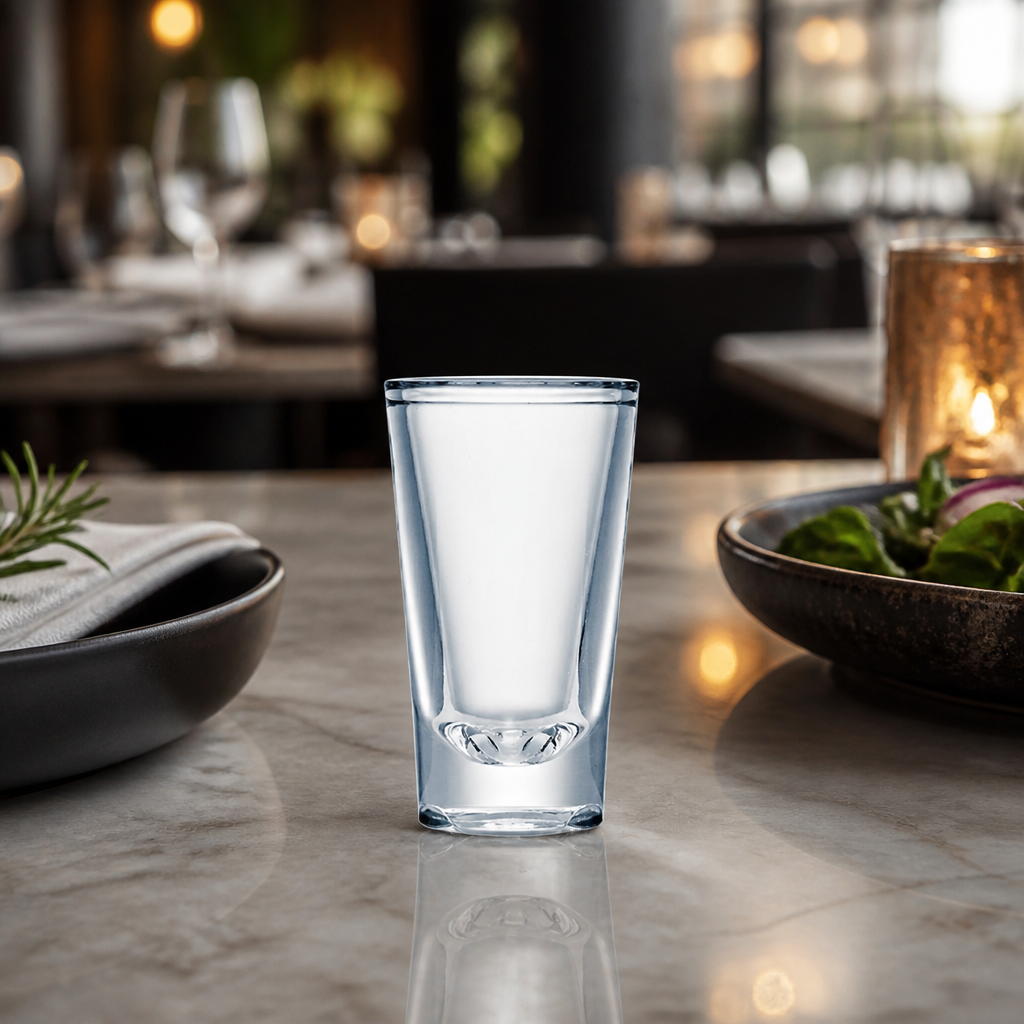 Polycarbonate Clear Shot Glasses 35ml for Outdoor Entertaining (Pack of 12)