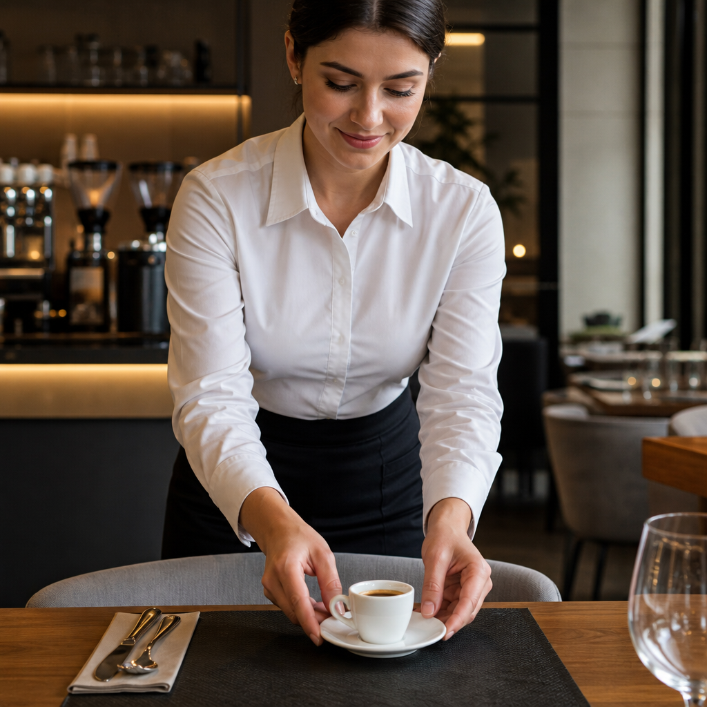 Espresso Saucers 125mm Vitrified Porcelain for Cafés & Restaurants (Pack of 12)