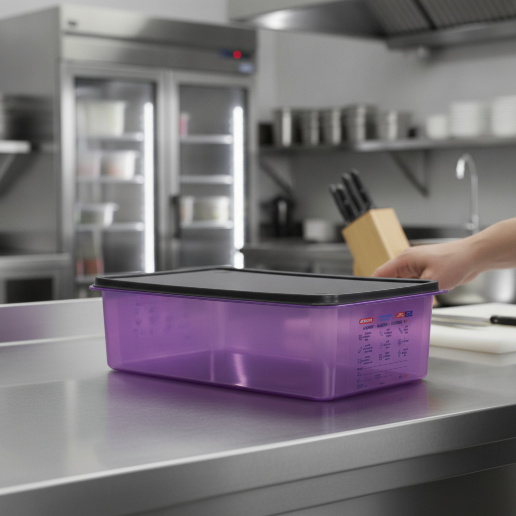 Polypropylene Allergen Food Container 20.5L for Professional Kitchens