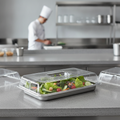 Polycarbonate Raised Lid 311mm for Salad Displays (Large)
