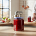 Glass Hexagonal Twist Top Jar 280ml for Storing Preserves